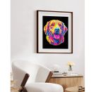 Diamond Painting Neon Golden