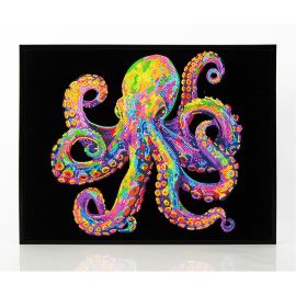 Diamond Painting Neon Oktopus