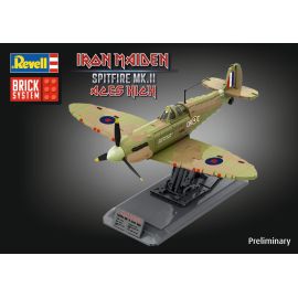 Iron Maiden Spitfire MK.II Aces High - Brick System, Revell Klemmbaustein Set