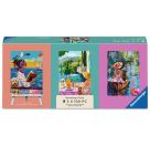Minipuzzle-Trio 100 Teile - Mit Hund auf Reisen