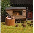 Schäferwagen-Sauna H0