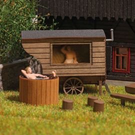 Schäferwagen-Sauna H0