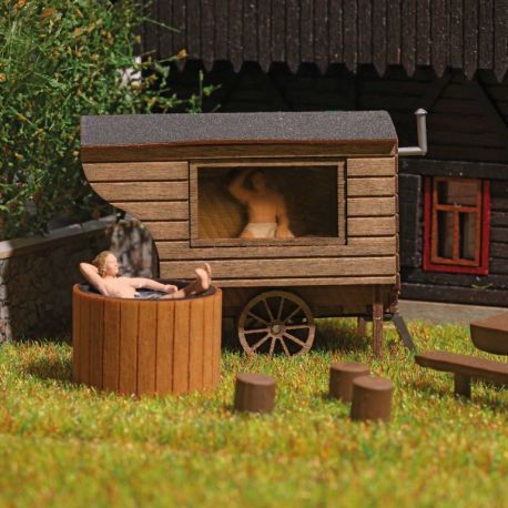 Schäferwagen-Sauna H0