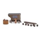 Schäferwagen-Sauna H0