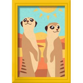 Neugierige Erdmännchen