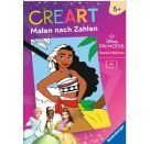 CreArt Malen nach Zahlen ab 5 Disney Prinzessinnen - Starke Mädchen