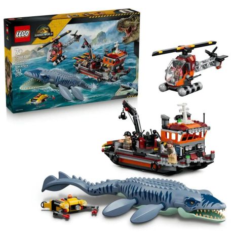 LEGO® Jurassic World™ 77983 Mosasaurier-Angriff auf das Boot