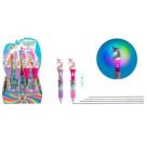 RP LED-Mehrfarbkuli mit Einhorn-Topper, 2-fach sortiert Mit diesem Mehrfarbkuli inkl. Leuchteffekt macht Schreiben, Ma