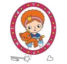 Mein erster Malblock mit Glitzersteinchen – Zauberprinzessin - 200 extragroße Diamant-Sticker