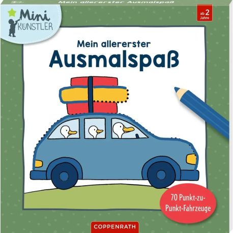 Mein allererster Ausmalspaß - 70 Punkt-zu-Punkt-Fahrzeuge