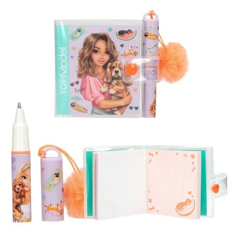 TOPModel Notizbuch mit Kugelschreiber SUNNY DOG