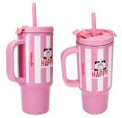 PENfection To Go Becher mit Strohhalm HAPPY