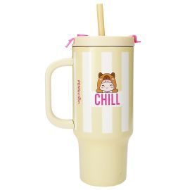 PENFection To Go Becher mit Strohhalm CHILL