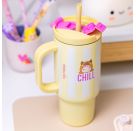 PENFection To Go Becher mit Strohhalm CHILL