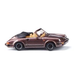 WIKING Porsche 911 SC Cabrio, rauchquarz-metallic