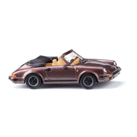 WIKING Porsche 911 SC Cabrio, rauchquarz-metallic
