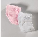 Pu-Socken rosa/weiss,30-42cm