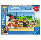 Ravensburger 9064 Puzzle Heldenhafte Hunde 2 X 24 Teile