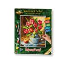Malen nach Zahlen - Tulpenstrauß