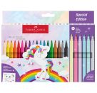 Filzstift Einhorn 18+6 +Sticker