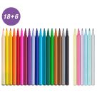 Filzstift Einhorn 18+6 +Sticker