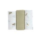 Swaddle   Burp Blanket M  Happy Fruits Pear,