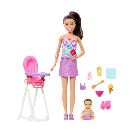 Barbie Skipper Babysitters Inc. Hochstuhl Spielset