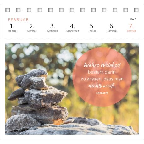 Postkartenkalender 365 Tage Achtsamkeit 2027