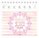Postkartenkalender Glücksmantras 2027