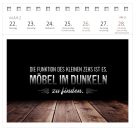 Postkartenkalender Meine Schokoladenseite hab ich aufgegessen. 2027