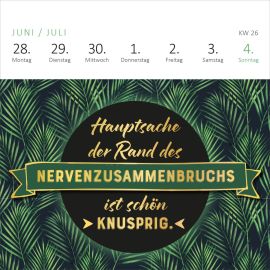 Mini-Wochenkalender Bevor ich mich jetzt aufrege, ist es mir lieber egal!  2027