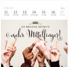 Mini-Wochenkalender Fehlt nur noch das Zelt, dann wäre der Zirkus hier perfekt. 2027