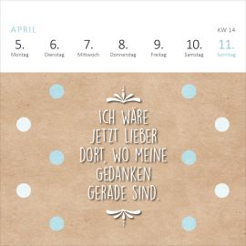 Mini-Wochenkalender Sei frech, wild und wunderbar! 2027