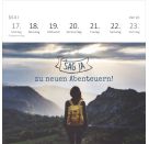 Mini-Wochenkalender Sei frech, wild und wunderbar! 2027