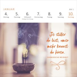Mini-Wochenkalender 365 Tage Achtsamkeit 2027