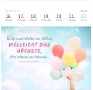 Mini-Wochenkalender 365 Tage Sonne im Herzen 2027
