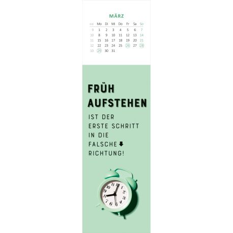 Lesezeichenkalender Ich kam, sah und hatte direkt keinen Bock mehr. 2027