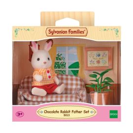 EPOCH Sylvanian Families 5013 Schokoladenhasen Vater mit Sofa