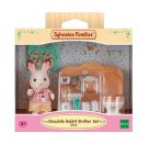 EPOCH Sylvanian Families 5015 Schokoladenhasen Bruder mit Waschraum