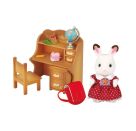 Sylvanian Families 5016 Schokoladenhasen Schwester mit Schreibti