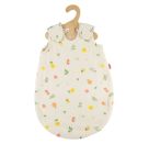 Musselin Puppen-Schlafsack Freche Früchtchen, 100 % Bio-Baumwolle, Gr. 28-35 cm
