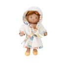 Puppen-Bademantel Ahoi extra weiches Material, mini, Gr. 20-25 cm