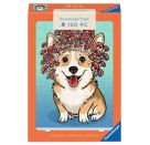 Minipuzzle 100 Teile - Corgi-Pilz