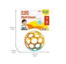 Bright Starts 12288 Oball Classic™ Easy-Grasp Toy - Orange/Teal