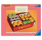 Minipuzzle 100 Teile - Kawaii-Kätzchen in Bento-Box