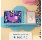 Minipuzzle 100 Teile - Lächelndes lila Faultier