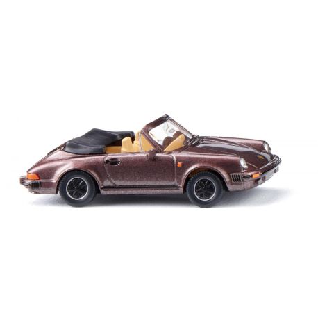 WIKING Porsche 911 SC Cabrio, rauchquarz-metallic