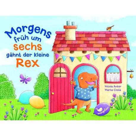 Morgens früh um sechs gähnt der kleine Rex