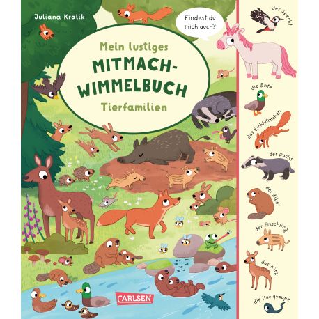 Mitmach-Wimmel: Tierfamilien