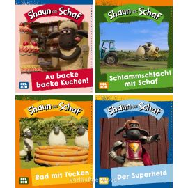 24er Shaun das Schaf 1-4